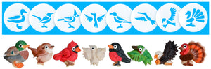Birds 8 Disk Set for Cookie Presses