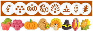 Thanksgiving 8 Disk Set for Cookie Presses