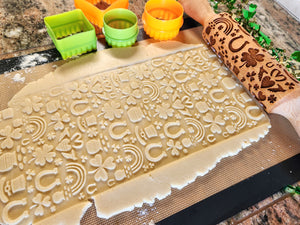 St. Patrick's Day Embossed Rolling Pin
