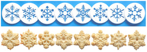 "More Snowflakes!" 8 Disk Set for Cookie Presses