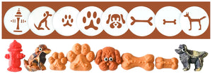 Dogs, Paws & Bones 8 Disk Set for Cookie Presses