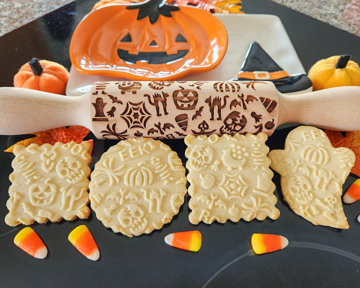 Halloween Embossed Rolling Pin