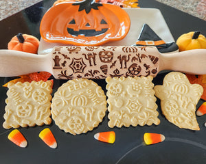 Holiday Embossed Rolling Pin Gift Set