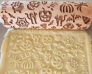Halloween Embossed Rolling Pin