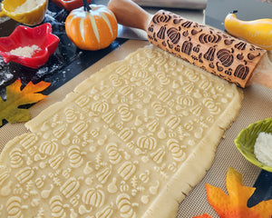 Pumpkins Embossed Rolling Pin