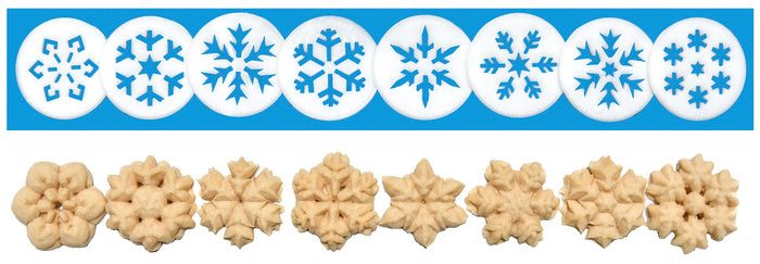Snowflakes 8 Disk Set for Cookie Presses
