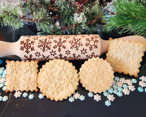 Holiday Embossed Rolling Pin Gift Set
