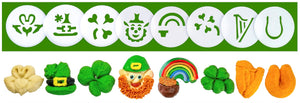 St. Patrick's Day 8 Disk Set for Cookie Presses
