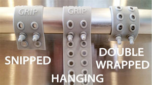 Original Silicone Towel Grip in Gray - 6 piece set