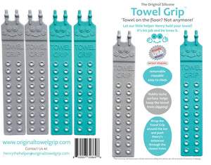 Original Silicone Towel Grip in Multi - 6 piece set